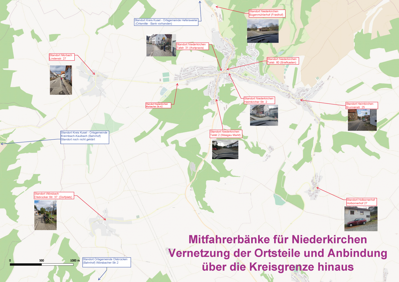 Mitfahrerbaenke